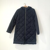 Зимове стьобане пальто, пуховик, довга куртка