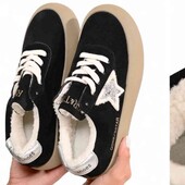 Теплі кросівки натуральний замш