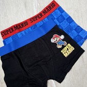 Super Mario.Набір боксерок для хлопчика 110/116 р.