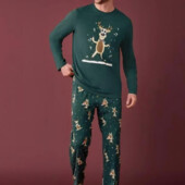 Піжама( реглан + штани) чоловіча livergy домашній костюм