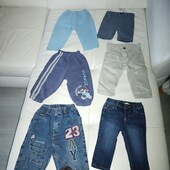 Лот штанів. В лоті 6 шт р. 68-74-80. Стан відмінний