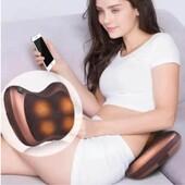 Массажная подушка для спины, шеи. Массажер с подогревом