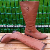 Женская обувь Кожаные демисезонные сапоги размер 37