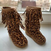 Чоботи леопард р-р 4 (20 європейський)