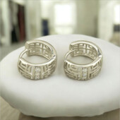 Сережки 'Xuping' Фіаніт (Родій)