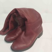 Шкіряні чоботи труби 25 см