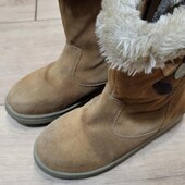 Натуральні чоботи замша
