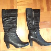 Сапоги кожаные зимние