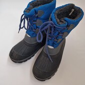 Сноубутсы сапоги сапожки дутики синие мальчику снегоходы