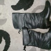 Натуральная кожа сапожки