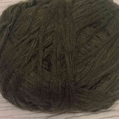 пряжа акрил цвет зелёный защитный 