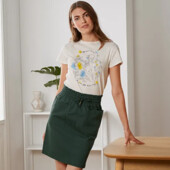 ♕ Стильна жіноча коротка спідниця від Tchibo, розмір наш 44-46(38 євро)