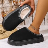 Черные тапочки угги стелька 26/26,5 см.