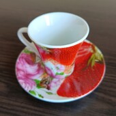 Набір чашок для кави на підставці