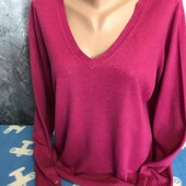 Джемпер цвета бордо на женщину XXL/3XL,см.замеры