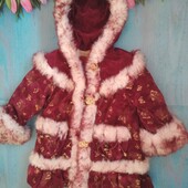 Шубка на овчинці 2-4 роки