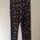 Оксамитові лосіни квітковий прінт р.13-14 р.