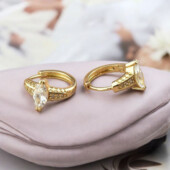 Сережки 'Xuping' Фіаніт (позолота 18к) 058790