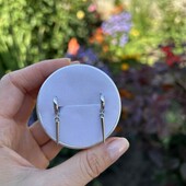 Срібні сережки мінімалізм s925