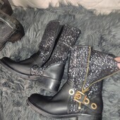 Ralph Harrison класні чоботи натуралка, утеплені 38p