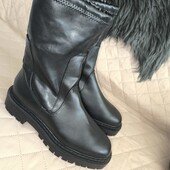 H&m, us 10 42p 27.5см нові чоботи панчохи