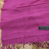 Непал шарф в кольорі фуксії пашміна та шовк