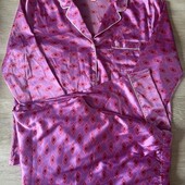 Сатиновая яркая пижамна