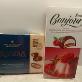 Цукерки Millennium Riviera Асорті + коробка цукерок Бонжур смак полуниці