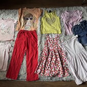 Пакет речей для дівчинки 122/128 стан нових речей не носили