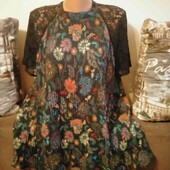 шифонова блуза на підкладці пог. 59