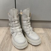 Зимние натуральные ботинки