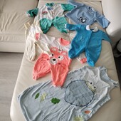 Все, що на фото. р. 56-62-68. Велюр, фліс, х/б