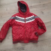 Червона демісезонна куртка Bonprix 140/ 146р. в хорошомуу стані