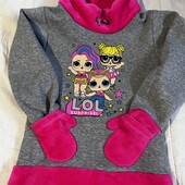 Кофта на дівчинку на флісі