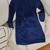 Велюровое платье туника Esmara S evro 36/38+6 оверсайз 