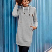 Удлиненное худи (туника)на мазок ф5  Esmara M evro 40/42+6 