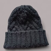 Теплая вязаная шапка Bershka❣️