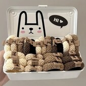 Лот-10шт. Набір мʼяких еластичних резинок для волосся