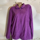 Флисовая кофта на молнии размер 3ХЛ, состояние отличное