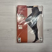 Есмара! Капронові жіночі термо колготки 40/42 євро 46/48 наш, 80 ден, чорні! Лот 9