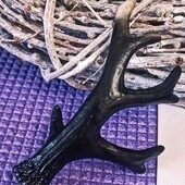 Декор на елку рожки оленя