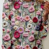 Гольф- реглан, з 3D зображенням, великого розміру!