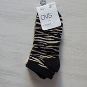 2пари. Жіночі короткі шкарпетки OVS. 36-38