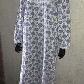 Батали нічна сорочка жіноча тепла, байка, трикотажна,100%хлопок, узбекистан.р.58-66 якість