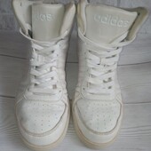 Кросівки білі Adidas хай-топи