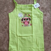 Майка салатового кольору на дівчинку Kosta 134-140 9-10 р