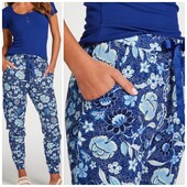 Hunkemoller! Віскозні домашні жіночі штани 2Xs розмір sodalite blue! Лот 312