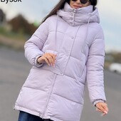 Зимова жіноча подовжена куртка. Розмір 50-52