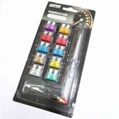 Індикатор напруги зі щупом та набором запобіжників для автомобіля!