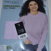 Жіночий светр esmara® (L 44\46), бузково-фіолетовий) 3% шерсть